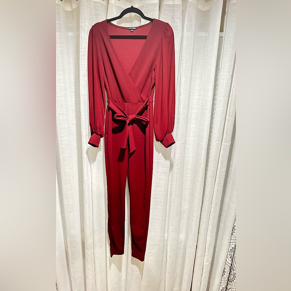 Crimson jumpsuit